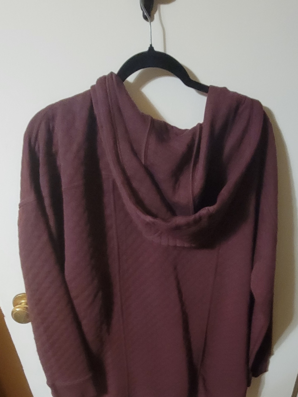 Athletic Works Women's Hooded Sweater in Plum